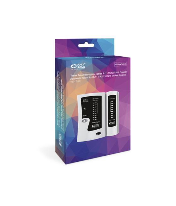 Nanocable - testeador para cable rj11/rj12/rj45