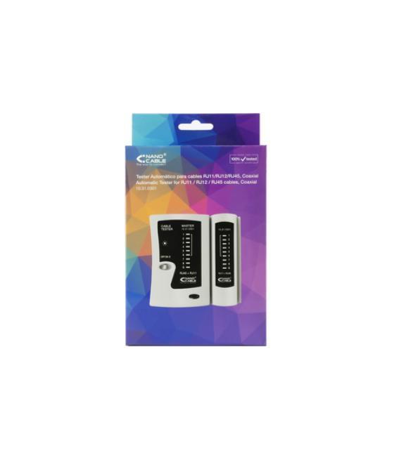Nanocable - testeador para cable rj11/rj12/rj45