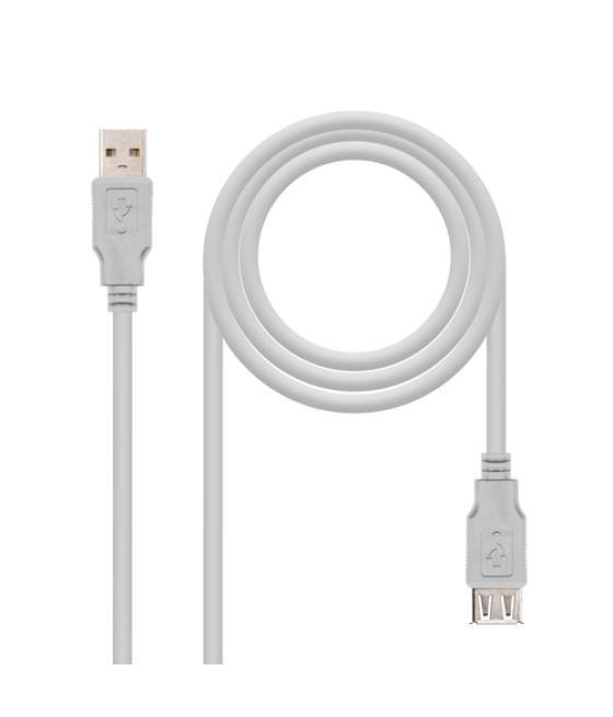 Nanocable - cable alargador usb 2.0 de 3m conexión a/m-a/h
