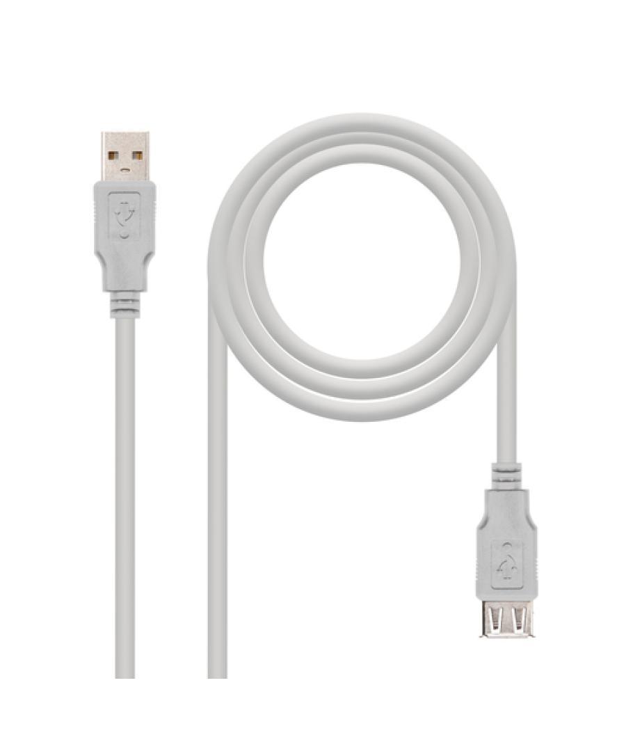 Nanocable - cable alargador usb 2.0 de 3m conexión a/m-a/h