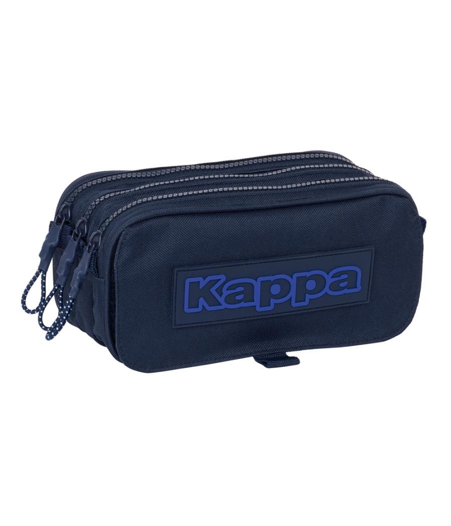 Bolso escolar portatodo safta triple big kappa blue night 80x215x100 mm