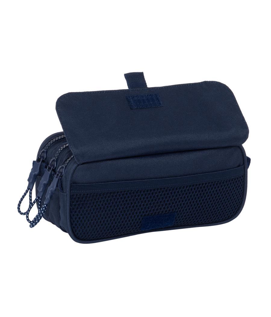 Bolso escolar portatodo safta triple big kappa blue night 80x215x100 mm