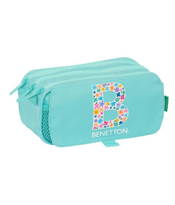 Bolso escolar portatodo safta triple big benetton letter 80x215x100 mm