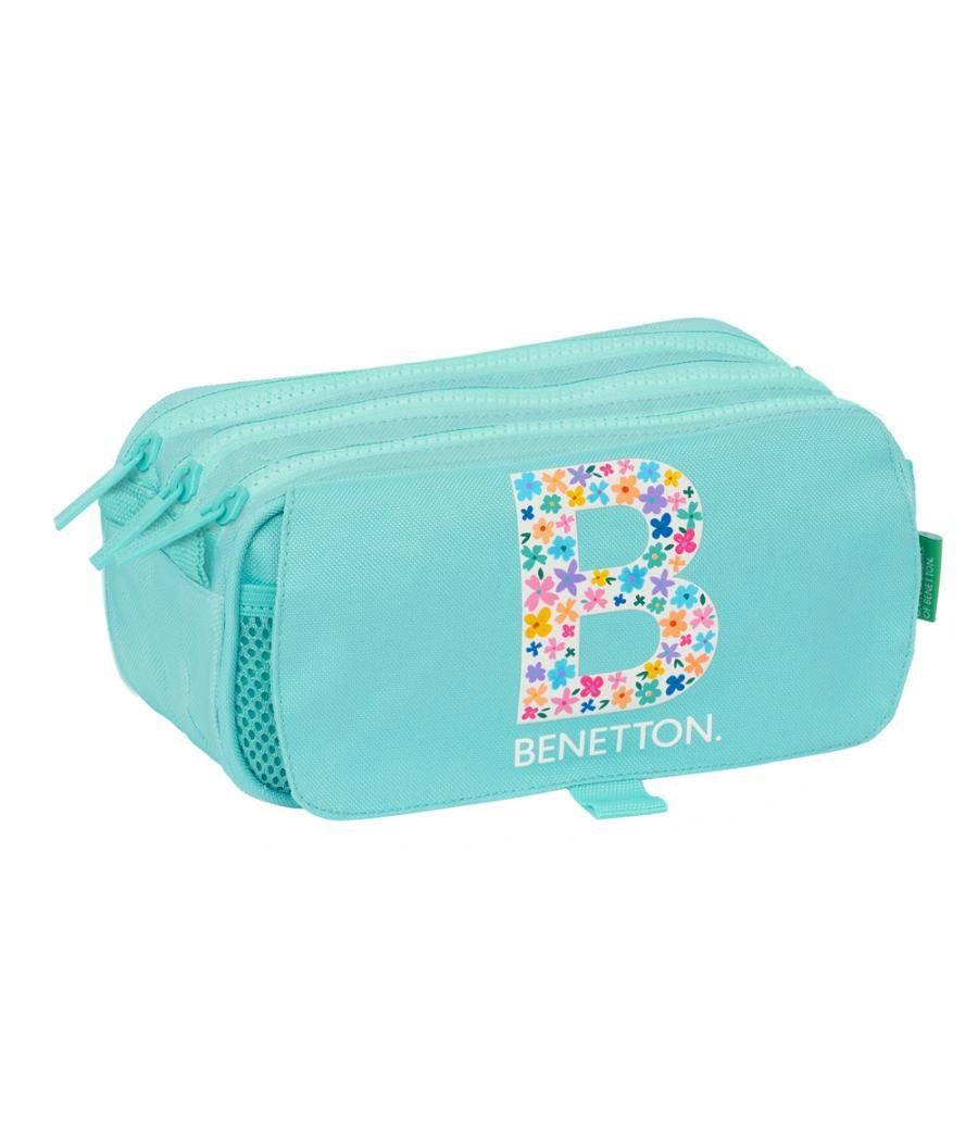 Bolso escolar portatodo safta triple big benetton letter 80x215x100 mm