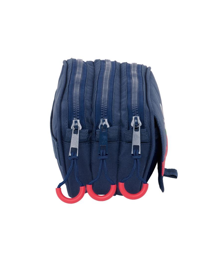 Bolso escolar portatodo safta triple big benetton italy 80x215x100 mm