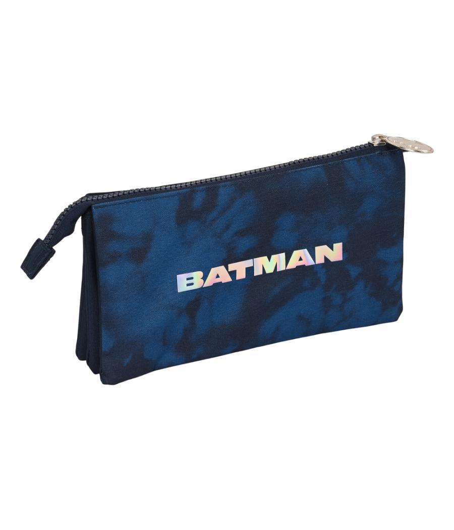 Bolso escolar portatodo safta triple batman legendary 30x220x120 mm