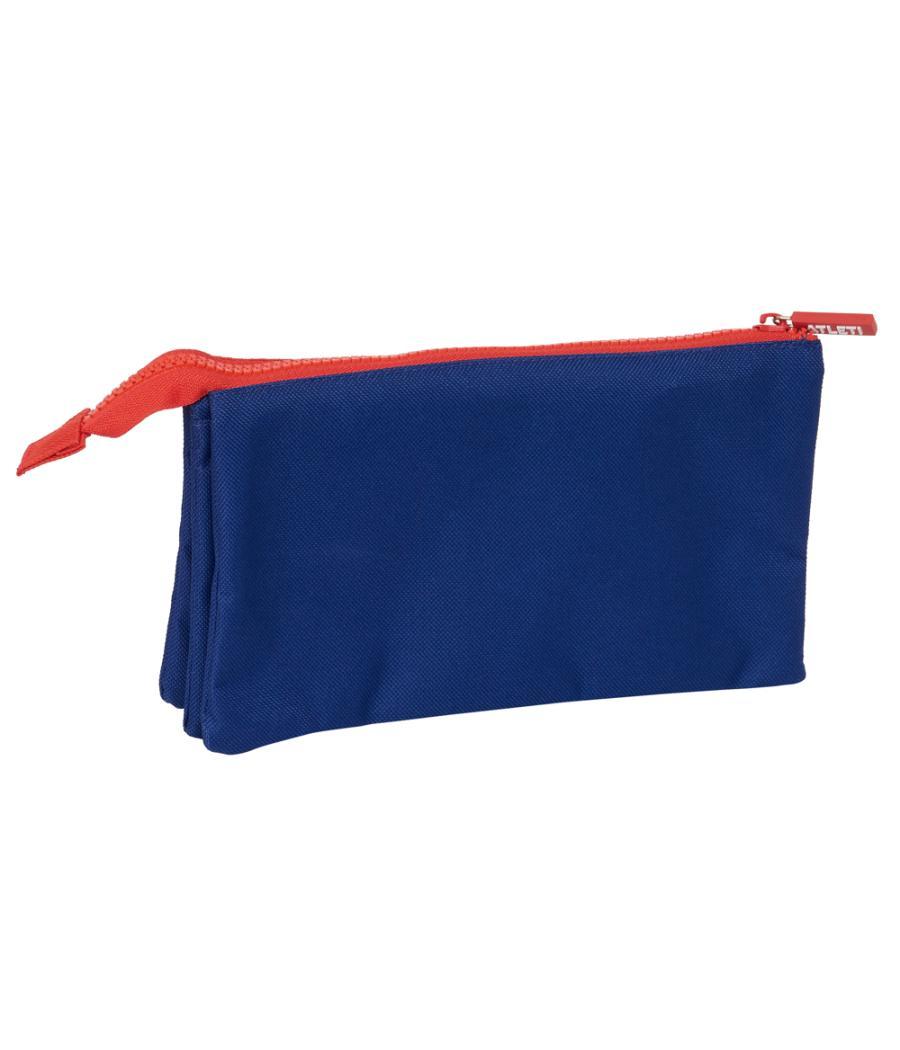 Bolso escolar portatodo safta triple atletico de madrid 30x220x120 mm