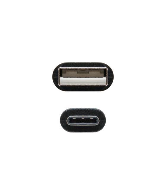 Nanocable - cable usb 2.0 3a tipo usb-c/m-a/m 2m negro