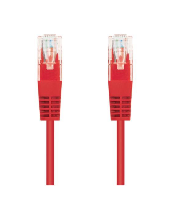 Nanocable - cable de red latiguillo utp cat.6 de 2m - color rojo