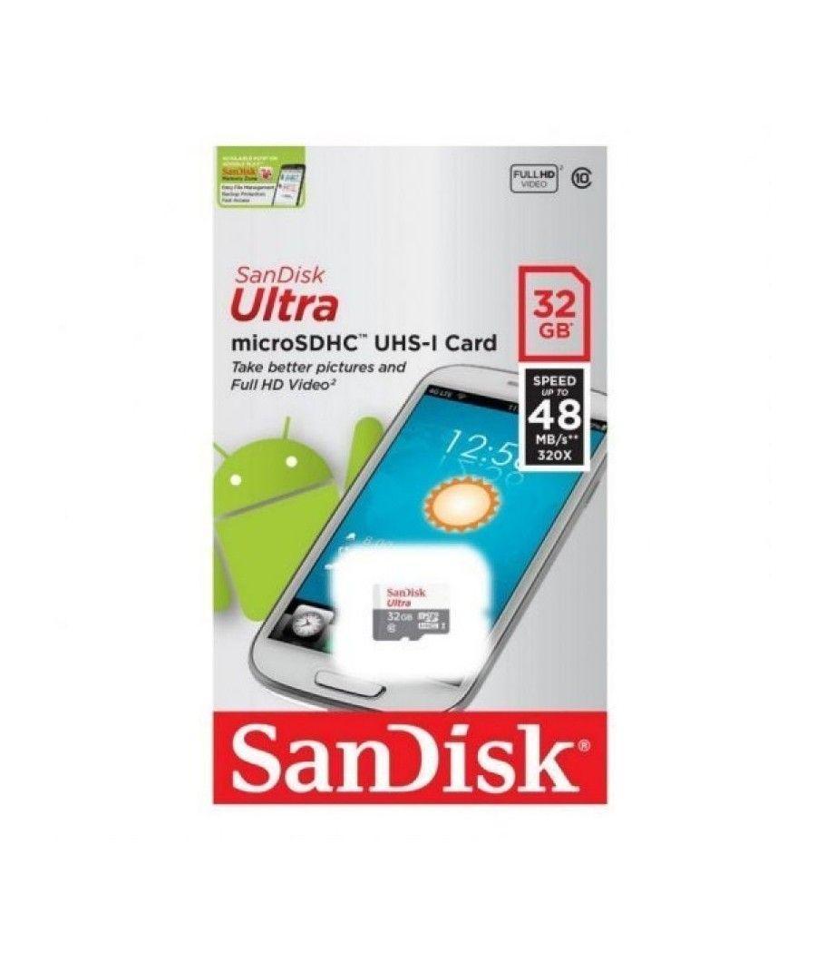 Tarjeta de memoria sandisk ultra 32gb microsd hc con adaptador/ clase 10/ 100mb/s - Imagen 3