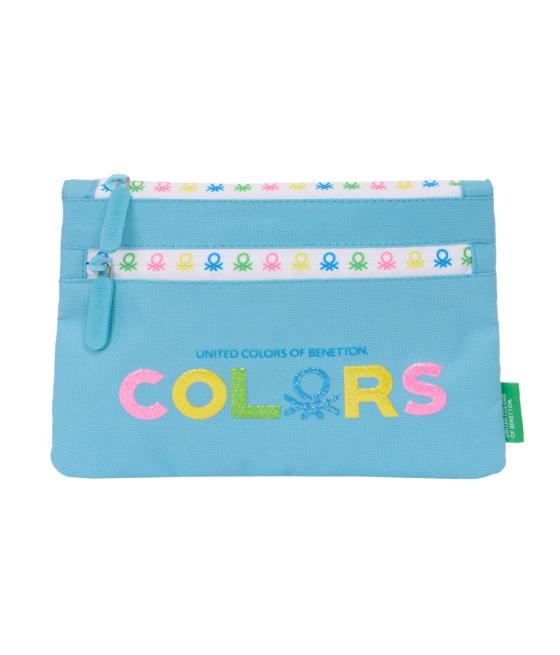 Bolso escolar portatodo safta doble grande benetton spring 30x230x160 mm