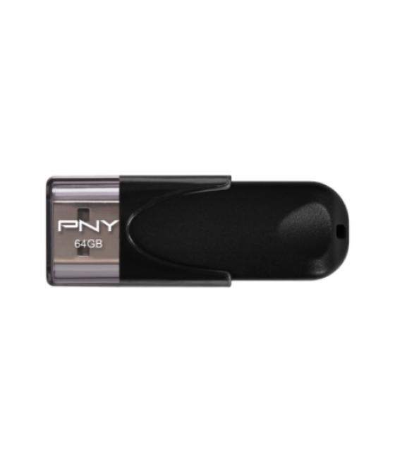 Pny - pendrive 64gb attache usb 2.0 - color negro