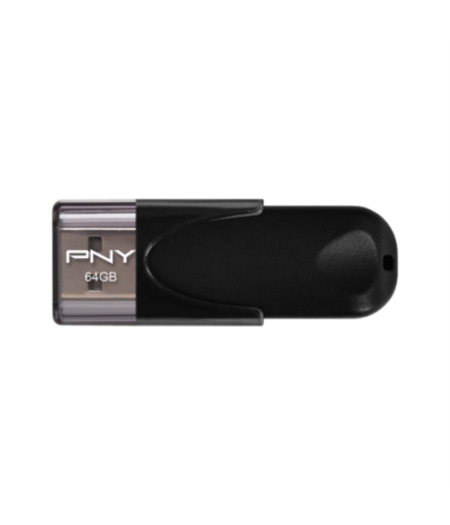 Pny - pendrive 64gb attache usb 2.0 - color negro