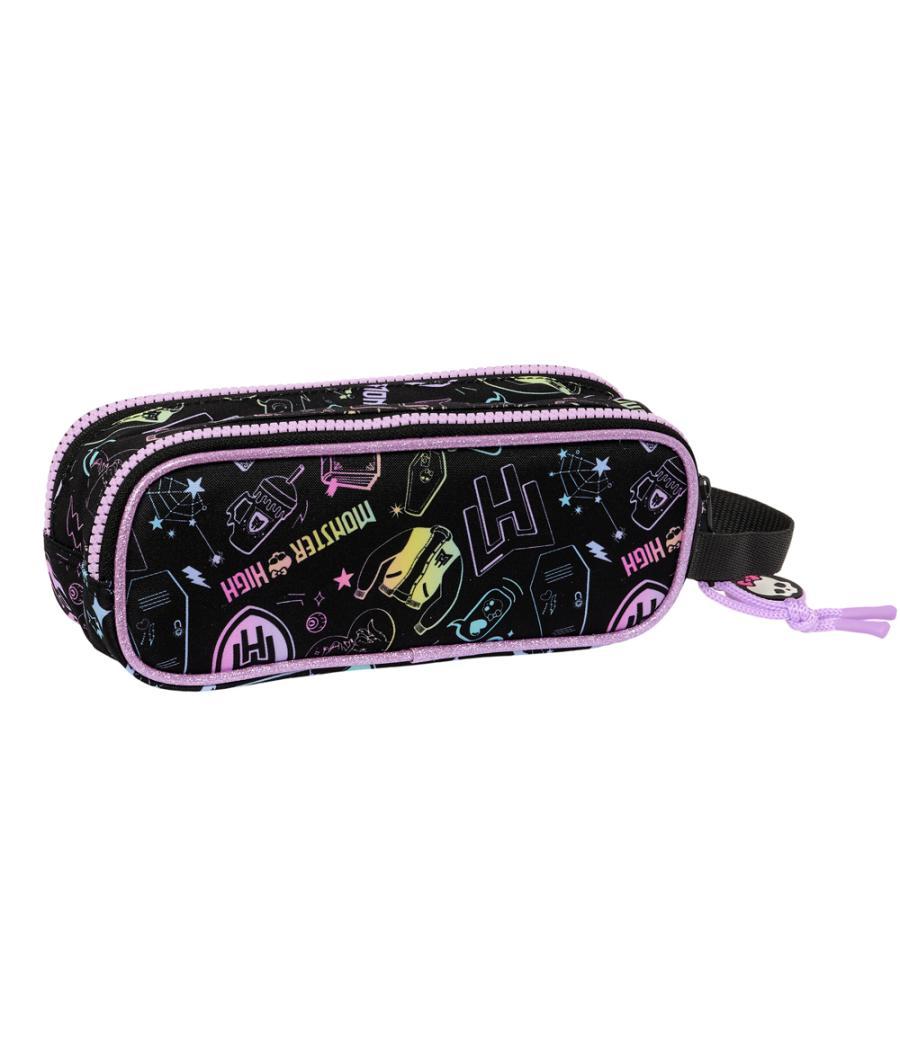 Bolso escolar portatodo safta doble monster high fantastic 60x210x80 mm