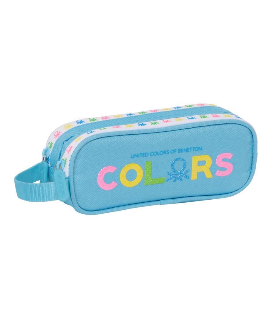 Bolso escolar portatodo safta doble benetton spring 60x210x80 mm