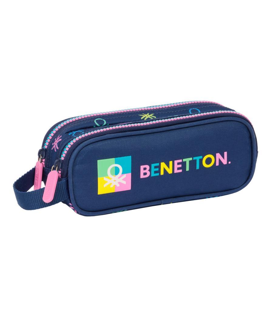 Bolso escolar portatodo safta doble benetton cool 60x210x80 mm