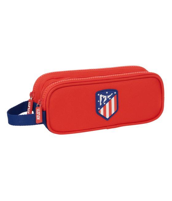 Bolso escolar portatodo safta doble atletico de madrid 60x210x80 mm