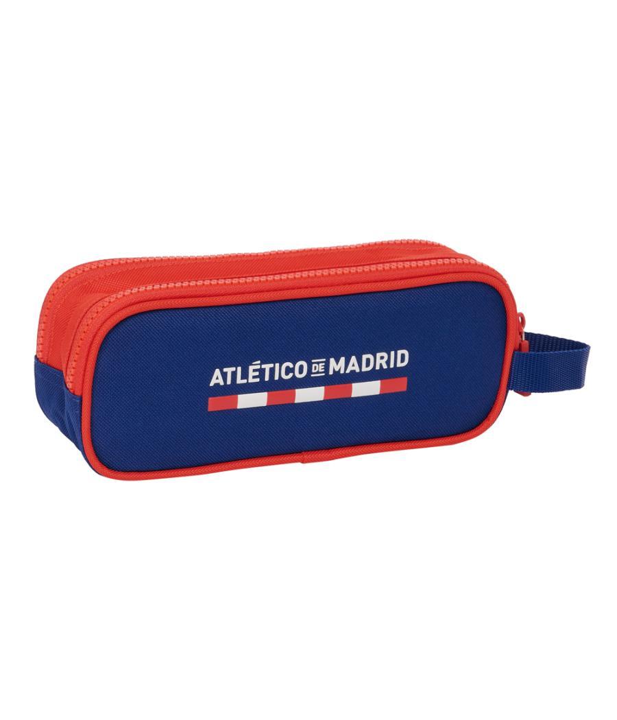 Bolso escolar portatodo safta doble atletico de madrid 60x210x80 mm