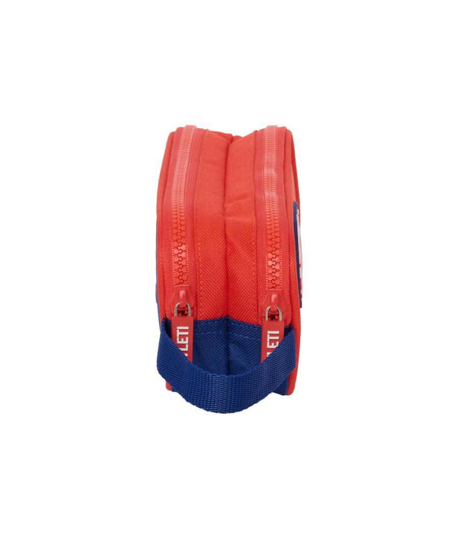 Bolso escolar portatodo safta doble atletico de madrid 60x210x80 mm