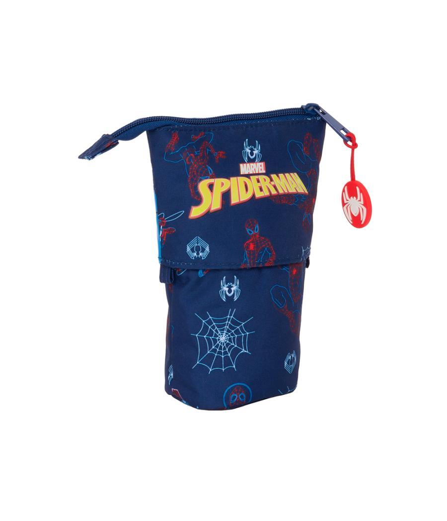 Bolso escolar portatodo safta cubilete spiderman neon 60x80x190 mm