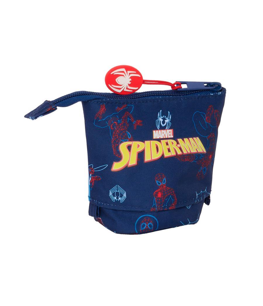 Bolso escolar portatodo safta cubilete spiderman neon 60x80x190 mm