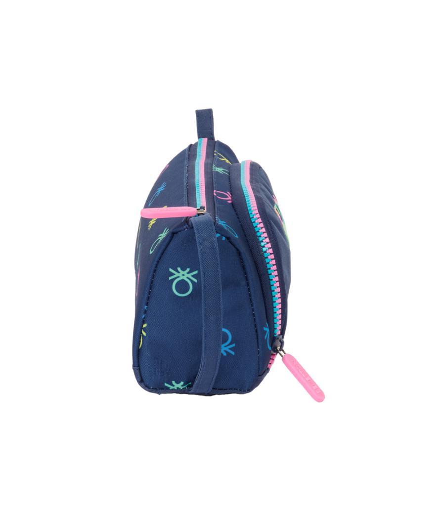 Bolso escolar portatodo safta con bolsillo desplegable vacío benetton cool 85x200x110 mm