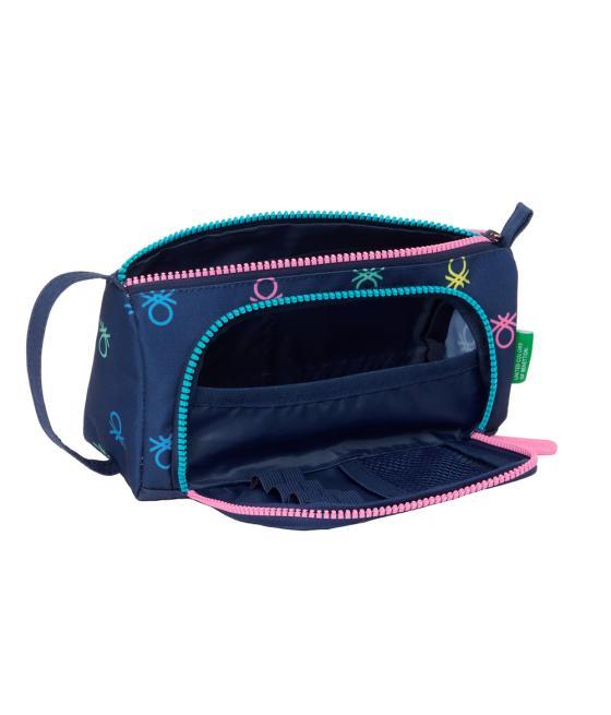 Bolso escolar portatodo safta con bolsillo desplegable vacío benetton cool 85x200x110 mm