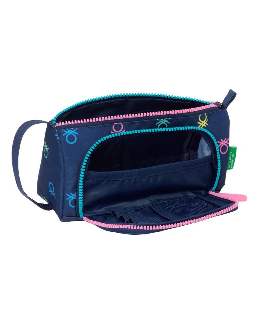 Bolso escolar portatodo safta con bolsillo desplegable vacío benetton cool 85x200x110 mm