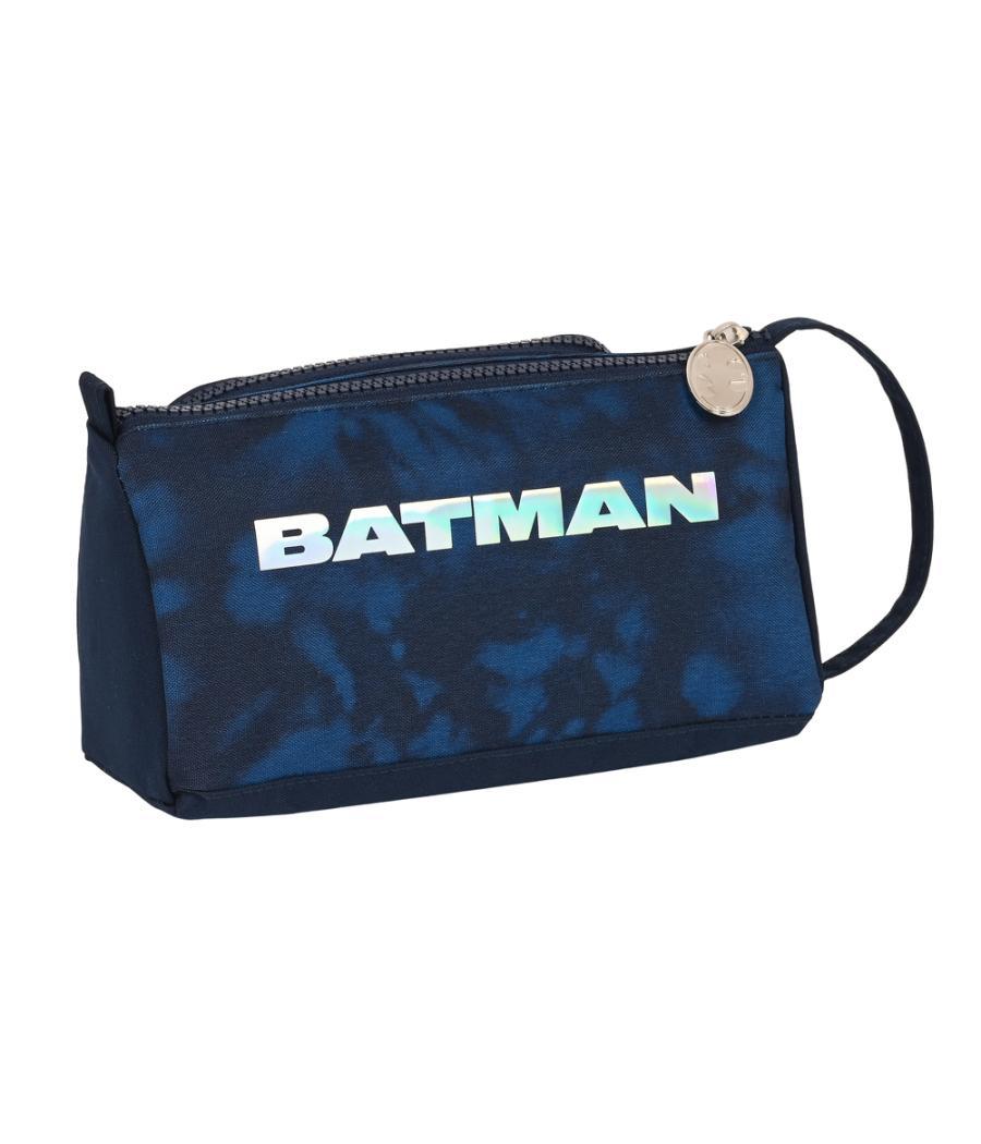 Bolso escolar portatodo safta con bolsillo desplegable vacío batman legendary 85x200x110 mm