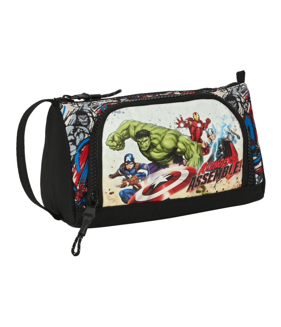 Bolso escolar portatodo safta con bolsillo desplegable vacío avengers forever 85x200x110 mm