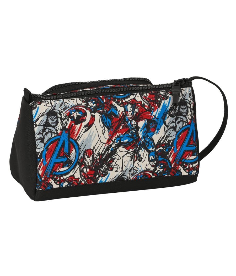 Bolso escolar portatodo safta con bolsillo desplegable vacío avengers forever 85x200x110 mm