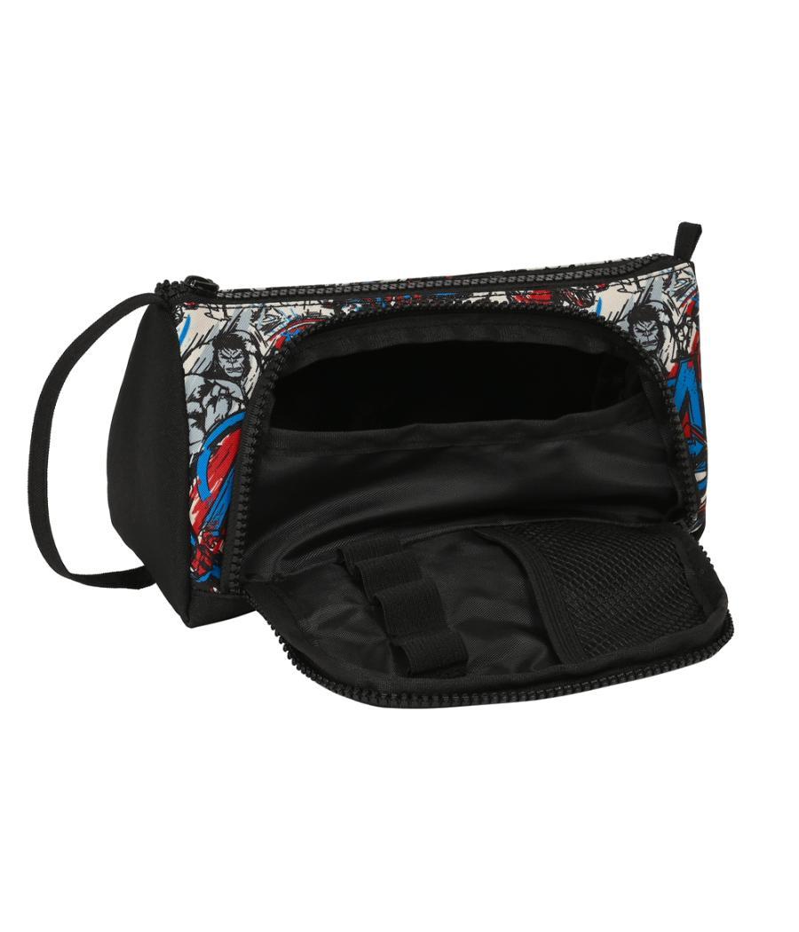 Bolso escolar portatodo safta con bolsillo desplegable vacío avengers forever 85x200x110 mm