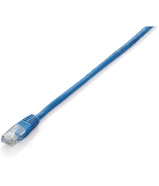 Equip - cable de red latiguillo utp cat.6 1m - color azul