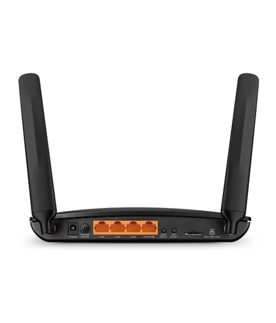 Tp-link archer mr600 router inalámbrico gigabit ethernet ac1200 doble banda (2,4 ghz / 5 ghz) 3g 4g negro