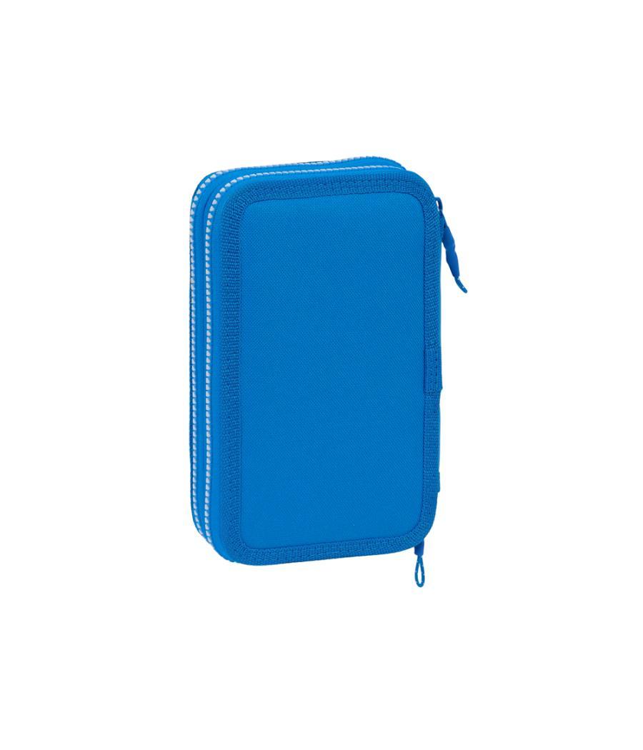 Plumier escolar safta doble cremallera 28 piezas deportivo de la coruña 40x125x195 mm