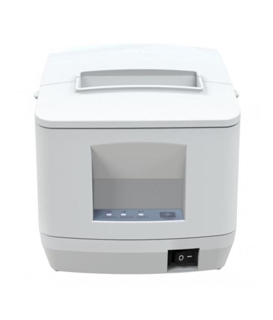 Itp-83 w impresora térmica de 80mm., con cortador, velocidad 260 mm, serie usb y ethernet, blanca