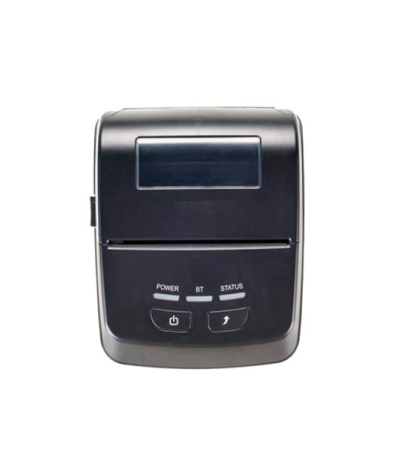 Itp-80 portable bt impresora térmica portátil 80mm, 70 mm/seg, bluetooth, usb, negra, con funda incluida