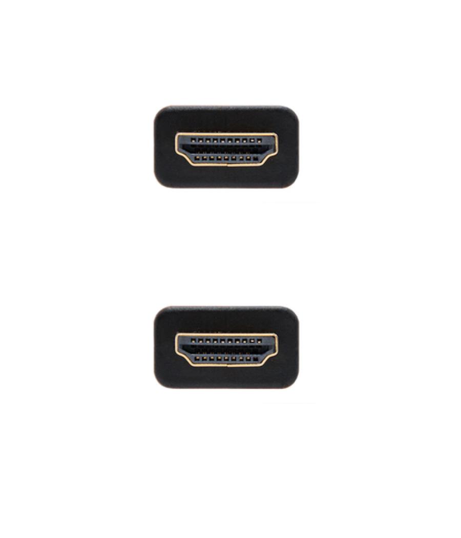 Nanocable cable hdmi v2.0 4k@60ghz 18 gbps a/m-a/m, negro, 2.0 m.