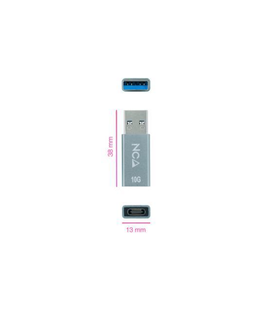 Nanocable adaptador usb-a/m 3.1 gen2 a usb-c/h