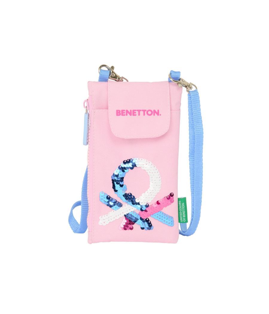 Monedero portamovil safta benetton pink 100x190 mm