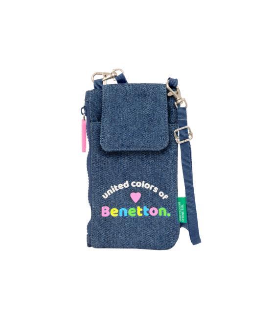 Monedero portamovil safta benetton denim 100x190mm