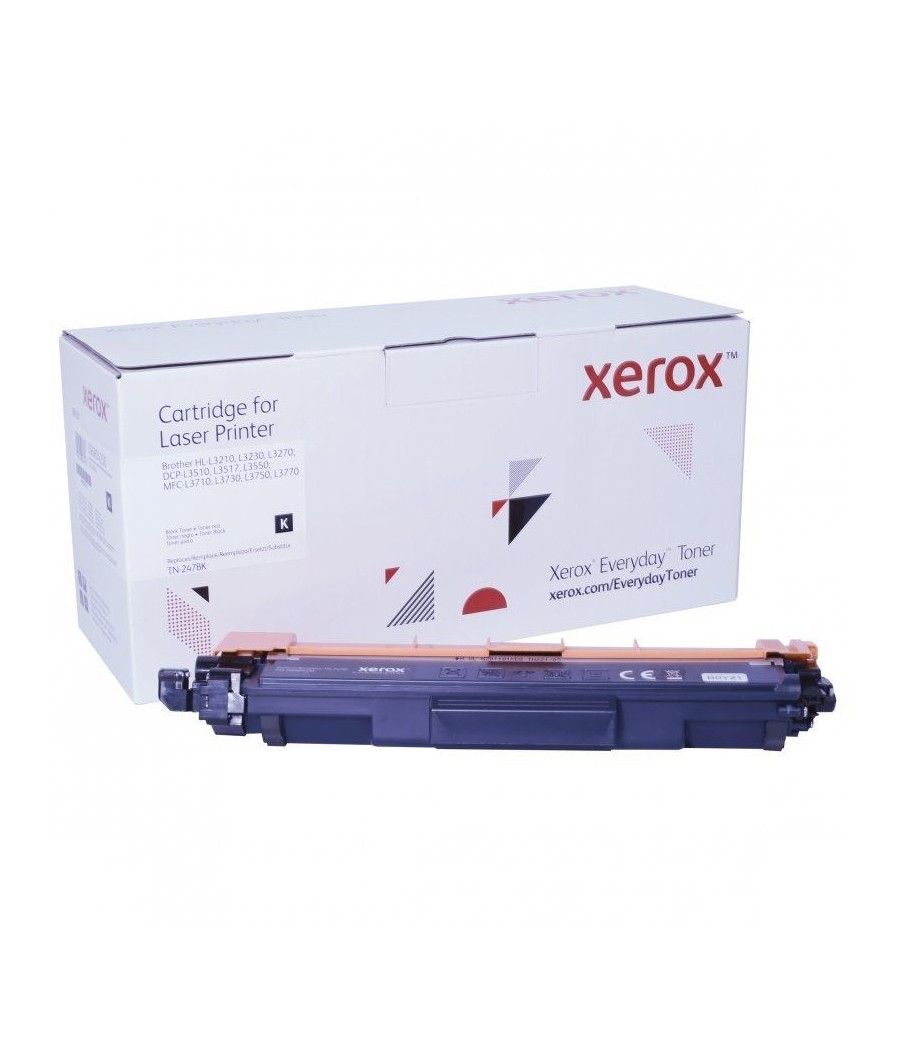 Tóner compatible xerox 006r04230 compatible con brother tn-247bk/ negro - Imagen 1