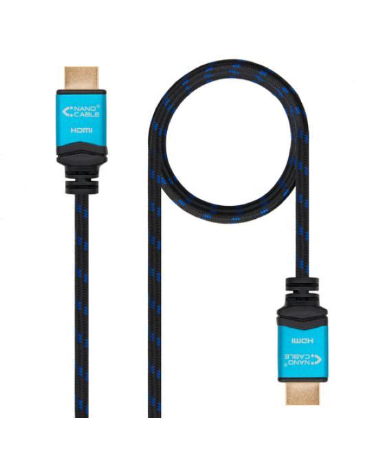 Cable hdmi v2.0 4k 60hz 18gbps am-am negro 10m nanocable 10.15.3710