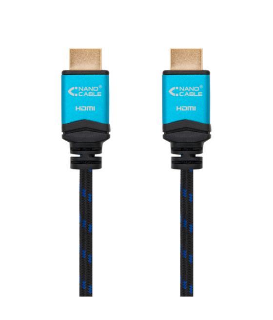 Cable hdmi v2.0 4k 60hz 18gbps am-am negro 10m nanocable 10.15.3710