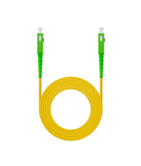 Cable de fibra ptica g657a2 nanocable 10.20.0003/ lszh/ 3m/ amarillo