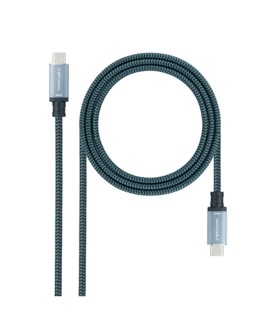 Cable usb 3.1 gen2 5a usb-c/m-usb-c/m neg/gr 1.5 m