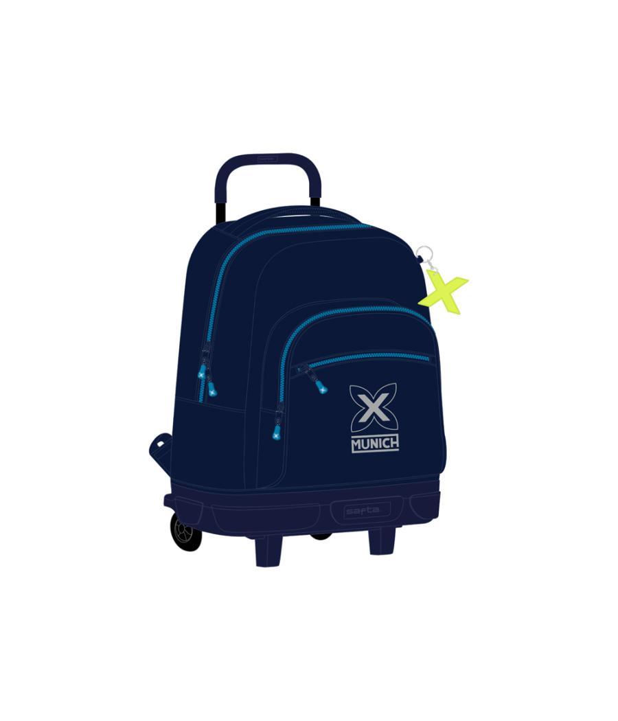 Mochila safta grande con ruedas compact extraible munich nautic 220x330x450 mm