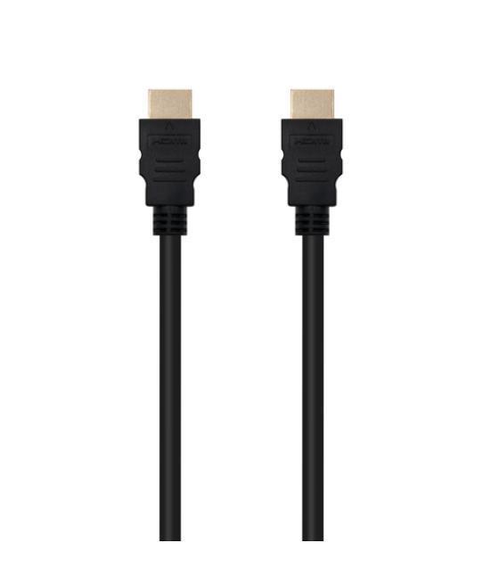 Cable hdmi v2.0 4k@60hz 18gbps negro 0.5 m