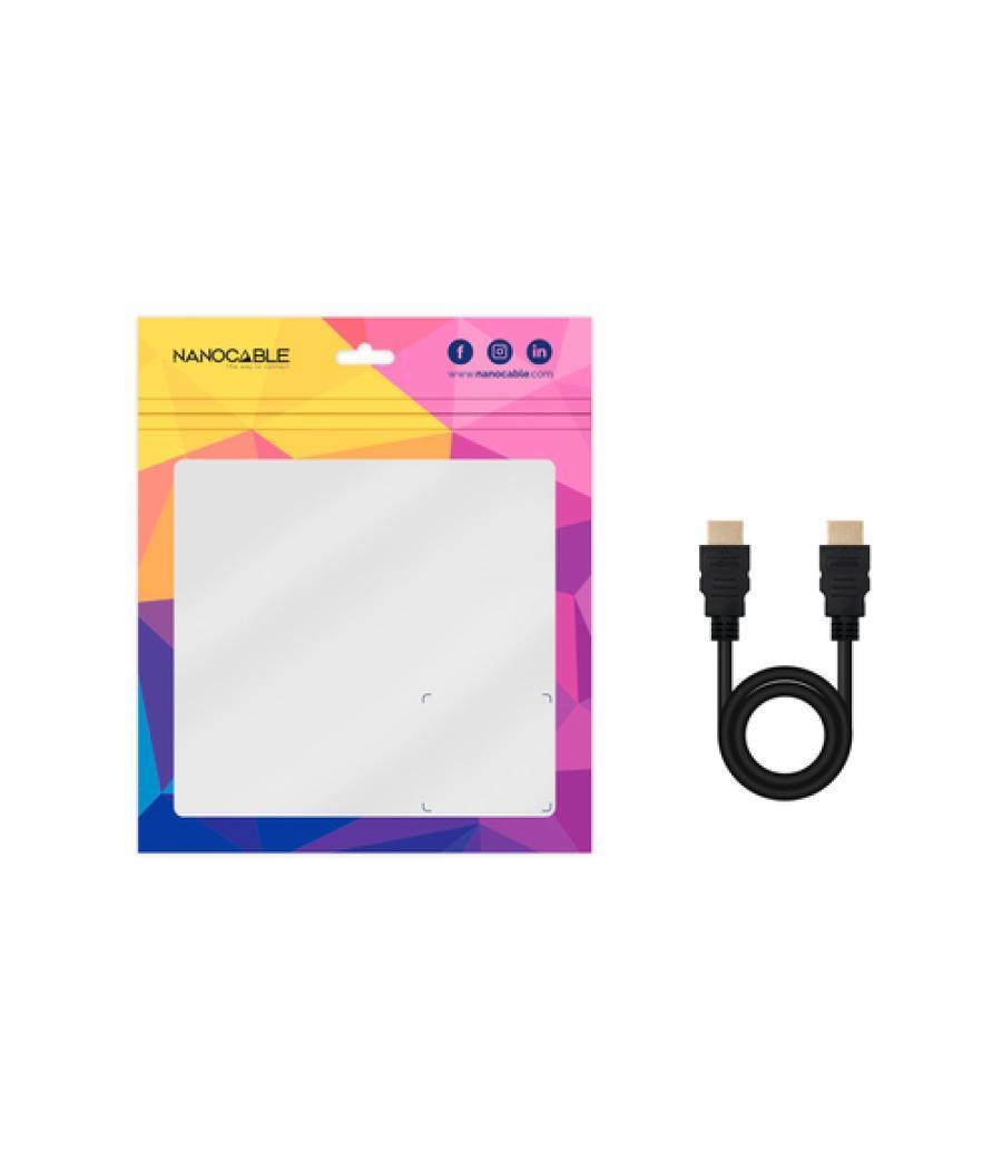 Cable hdmi v2.0 4k@60hz 18gbps negro 5 m