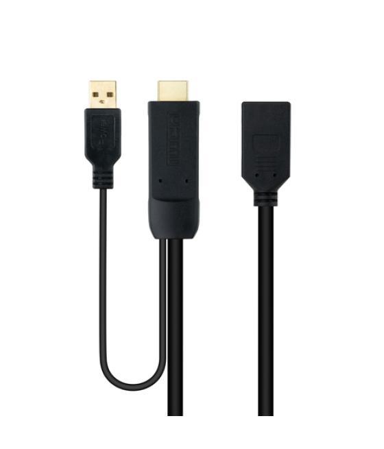 Conversor hdmi a displayport, hdmi/m-dp/h 20cm neg